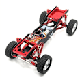Miniatyrbilde 4 av 5: Metallstyrestang for MN78 MN-78 MN 78 1/12 RC Bil Oppgraderinger Deler Tilbehør,5