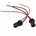 Miniatyrbillede 1 af 2: 2 stk. T10 W5W 168 194 Bilpære Fatning Parkeringsfatning Fatning - Sort