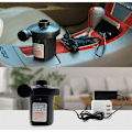 Miniatyrbillede 4 af 5: Bærbar Elektrisk Luftpumpe DC 12v/AC 230240v Hurtig Fyldning Elektrisk Oppustelig Luftpumpe til Oppustelig Luftmadras Legetøj Pude Pool Flyde Be