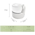Miniatyrbilde 3 av 5: IP65 Vanntett Infrarød Dobbel Sensor Bevegelsessensor AC 220V-240V Automatisk PIR Bevegelsesdetektor 120° Svart