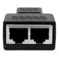 Miniatyrbilde 1 av 3: Praktisk Rj45 Splitter Adapter Port Cat5/6 Lan Ethernet-kabel