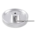 Miniatyrbillede 1 af 5: 250Mm x 6Mm Industriel Aluminium Legering Måleencoder Meterhjul til Encoder Tilbehør Encoder Hjul Industriel
