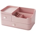 Miniatyrbillede 1 af 5: Makeup Organizer til Kommode, Skrivebordsorganizer Opbevaringskapacitet med Skuffer til Hårprodukter, Perfekt til Soveværelset