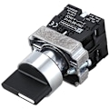 Pikkukuva 4 / 5: 22mm lukittava 2 nro 3 - asentoinen kiertovalitsin valitse musta ZB2-BE101C