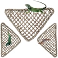 Miniatyrbild 4 av 5: Reptil Skäggagam Ödla Hängmatta Reptil Sängkläder Eremitkrabba Klättring Tillbehör 2 st