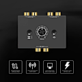 Miniatyrbillede 3 af 5: 2 i 1 ud Hurtig Audio Switcher Volumenstyring til Multi-Enhed Forbindelse Skift