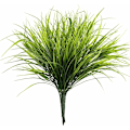 Miniatyrbillede 1 af 5: Kunstige Grønne Hvedegræs Planter (6 stk) - 37cm Kunstige Planter - Faux Plastik Busk Græs til Balkon og Bryllupsdekoration