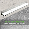Miniatyrbillede 2 af 5: LED-spejlampe 7W 42CM koldt hvidt, badeværelsesspejlampe IP44 vandtæt 6000K 600LM, akryl moderne LED-væglampe skablampe badeværelsesbelysning