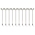 Miniatyrbilde 1 av 5: 10 stk 2Led gatelys 1: 100 100 Ho skala miniatyr gatelampe for sandbord, modell 2