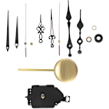 Miniatyrbillede 2 af 5: Kvarts Pendul Urværk Mekanisme DIY Kit med 3 Par Forskellige Visere til Vægur Reparation Dele Udskiftning