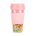 Miniatyrbild 1 av 5: Elektrisk Juicer Blender USB Uppladdningsbar Frukt Mixer Cup Smoothie Maker Multi-Funktion Matberedare, Rosa