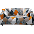 Miniatyrbild 1 av 5: Stretch Soffaöverdrag, Modern Halksäker 1/2/3/4 Sitsplatser Elastiskt Soffaöverdrag Canapeöverdrag (1 Sitsplatser Soffaöverdrag: 90-140cm, Flerfärgad-Kvadrat)-DENUOTOP