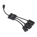 Miniatyrbilde 3 av 5: Usb 3.1 Type C hann til 2 dobbel Usb A 2.0 + -Usb 3 i 1 Otg Hub
