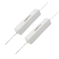 Miniatyrbillede 1 af 3: 2 stk. 8 Ohm 20W 5% viklet keramisk cementmodstand