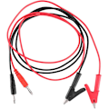 Miniatyrbillede 2 af 5: 1M Langt Et Par Bananstik Testkabel Klip Testkabel Multimeter Testkabel