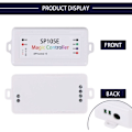 Pikkukuva 5 / 5: Langaton Bluetooth-ohjain SP105E APP WS2811 WS2812B WS2801 SK6812 APA102 Yksilöllisesti osoitettava ohjelmoitava LED-pikselimoduulinauhavalo DC5V