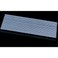 Miniatyrbilde 4 av 5: Varmeavleder i aluminium for høyeffekt LED-forsterkertransistor 100X41X8Mm