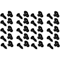 Miniatyrbillede 1 af 5: 20 x Plastik Fastener Clip 8mm til
