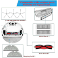 Miniatyrbilde 2 av 4: For Xiaomi Roborock S5 Max S6 Max S6 Pure S6 Maxv S50 Vacuum Parts