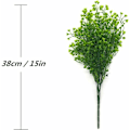 Miniatyrbillede 3 af 5: Kunstige Buske, Plastik Falske Grønne Planter Bryllup Indendørs Udendørs Hjem Have Veranda Køkken Kontor Bord Midtpunkter Arrangementer Chris