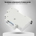 Miniatyrbilde 4 av 5: Rail Time Switch Intelligent DIN Rail Timing Control Switch TM610C 220V Timer Relay for Street Light