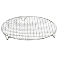 Miniatyrbillede 5 af 5: 2X Mesh Net 304 Rustfrit Stål Rund Grill med Stativ Grillfod Dampkurv