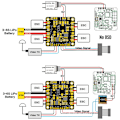 Miniatyrbild 3 av 5: Mini Power Hub PDB Power Distribution Board med 5V och 12V BEC för FPV QAV250 ZMR250 Multicopter Quadcopter