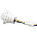Miniatyrbillede 3 af 5: 4X 220V Mini PIR Infrarød Bevægelsessensor Detektor Justerbar Tid LED Automatisk Hexe
