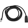 Miniatyrbillede 5 af 5: Høj kvalitet sort 10 pin 3,5 mm jack bilstik USB AUX IN adapterkabel til E39 E53 BM54 X5 E46