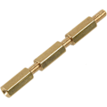 Pikkukuva 5 / 5: 50 kpl M3 uros X M3 11 mm pituus messinki kierre PCB Stand-Off Standoffs