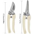 Miniatyrbilde 2 av 5: 2PCS hagesaks, grensaks og jordstengelsaks, egnet for nybegynnere for hageplanter og fruktplukking-