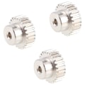 Pikkukuva 3 / 5: 3 kpl 3,175 mm:n metalliakselin hammaspyörämoottori 32DP 48DP 64DP M0.6 M0.8 1/10 1/8 RC-autoon 3650 3660.25t