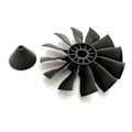 Miniatyrbilde 3 av 5: 70mm 12-bladers EDF-innfelt vifte med 4S 3400KV motor for RC-fly