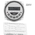 Miniatyrbilde 1 av 5: 16A Programmerbar Digital Timer, 7 Dager, Tidforsinkelsreléutgang (220V 16A TM-619H-2)