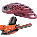 Miniatyrbillede 4 af 5: Slibebånd 13 x 457 mm, Slibebåndssæt (10 x korn 40/60/80/120/180/240 hver) til båndslibere, kompatibel med Black&Decker Power Lime (60 stk