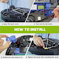 Miniatyrbilde 2 av 5: Sidebørste Motormodul for 500 600 700 800 900 I3 Serie Robotstøvsuger Erstatning