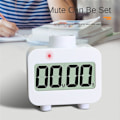 Miniatyrbillede 3 af 5: Visuel Roterende Køkken Digital Timer Tæller Ned & Tæller Op Indstilling Buzzer eller Blinkende Lys