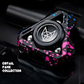 Miniatyrbillede 4 af 5: Fox Fidget Spinner EDC Metal Stress Reliever Legetøj Trekantet Aluminium Legering Håndspinner Lindrer Angst Dekompression Legetøj Sort