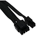 Miniatyrbillede 3 af 5: ATX CPU 8-polet han til dobbelt PCIe 2X 8-polet (6+2) han strømadapterkabel til Corsair modulær strømforsyning (63cm + 23cm)