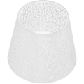Miniatyrbild 1 av 5: Lampskärm, Mini Pålitlig Modern Smidesjärnslampskärm för Hem för Sovrum för Sängbord (Vit)