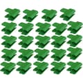 24-pack plastklämmor för växthus, nät, stolpe, ytterdiameter 11 mm