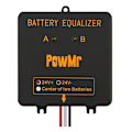 Miniatyrbillede 1 af 5: Batteri-Balancer til 2 x 12V Bly-Syre Batteribank System Batteri-Udligner Nx12V