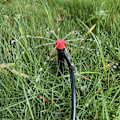 Miniatyrbild 4 av 5: Bevattningssystem, 50 st droppbevattningsmunstycken för 1/4\" droppbevattningsslang, 360 graders justerbar vattenflödesdroppmunstycken på 5\" bomspjut, dropp