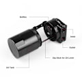 Miniatyrbillede 5 af 5: Universal Gløderørs Genopretning Motor Aluminium Tank Catch Can Separator 300Ml Sort