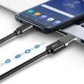 Miniatyrbillede 5 af 5: USB C til USB-adapter 2-pak, Type C han til USB 3.0 OTG-adapterkonverter til bærbare computere, opladere og mere, grå