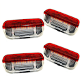 Miniatyrbillede 1 af 5: 8 stk. LED-dør-advarselslys til bilserie, velkomstprojektor til Golf 6 7 MK5 MK6 B6 B7 CC