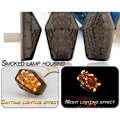 Miniatyrbilde 2 av 5: Motorsykkel 2 stk serie LED Flush Mount blinklys baklys blinklyslys for GSX 1250 F