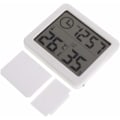 Miniatyrbild 3 av 4: Digital inomhus hygrometer termometer, väderstation LCD väckarklocka C/F omkopplingsbar temperatur fuktighetsmätare väggmontering och bordsstativ-