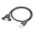 Pikkukuva 1 / 5: USB 2.0 -jatkokaapeli USB2.0 -uros -jatkokaapeli PC-tulostimelle, kiintolevylle
