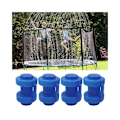 Miniatyrbild 5 av 5: Trampolin stolpskydd nät spets säkerhet trampoliner reservdelar studsmatta stolpskydd studsmatta tillbehör för nätkrok studsmatta strömförsörjning blå, 10